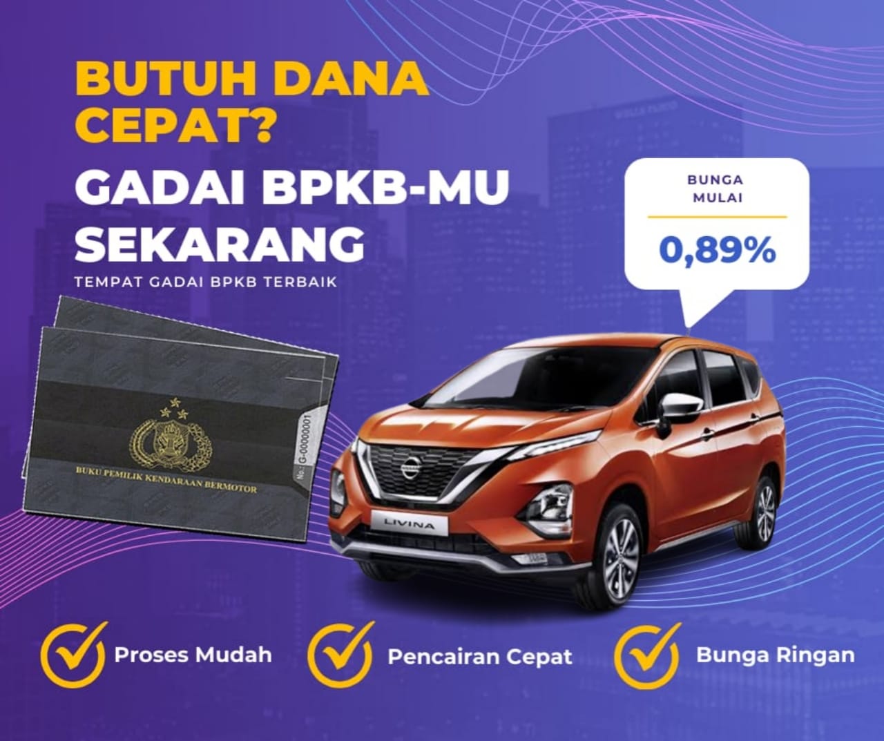 Pinjaman Dana Jaminan Bpkb Mobil Nissan Livina Dapat Pinjaman Berapa? Seperti Ini Simulasinya